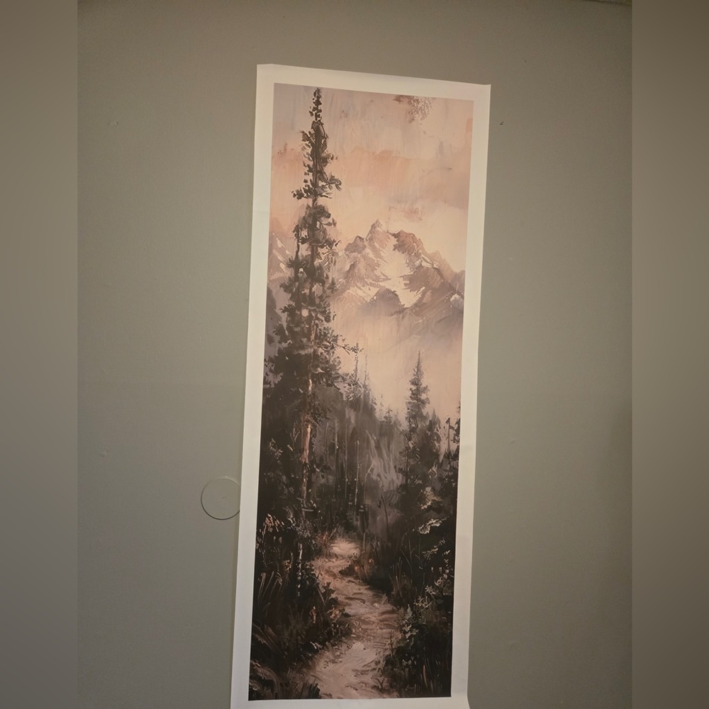 New large Mountain canvas.